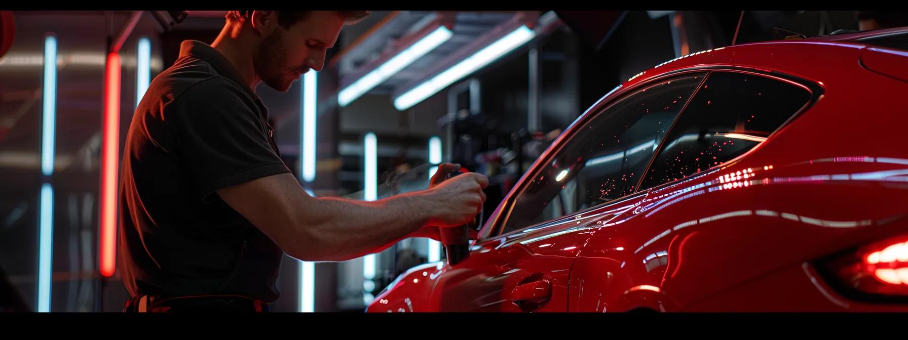 Executing the Car Window Tinting Steps